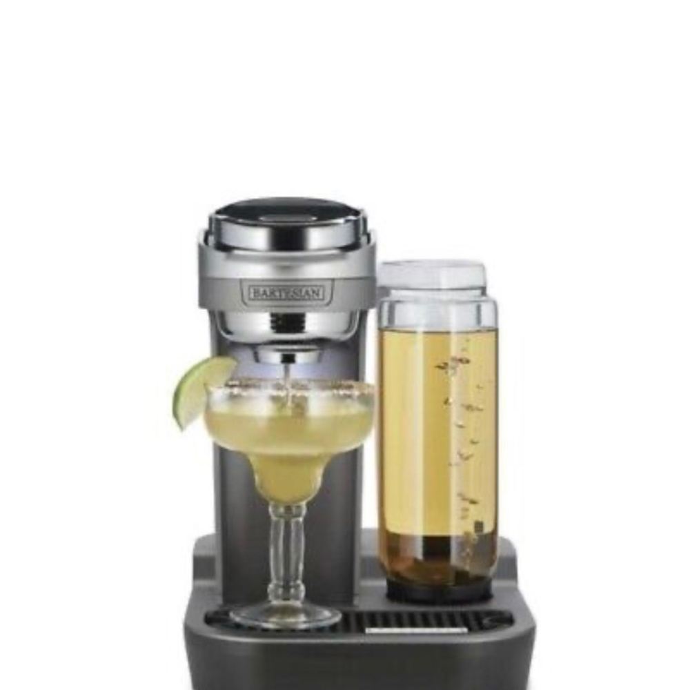 Bartesian Duet Premium Cocktail Machine for the Home Bar, 2 Glass Spirit Bottles